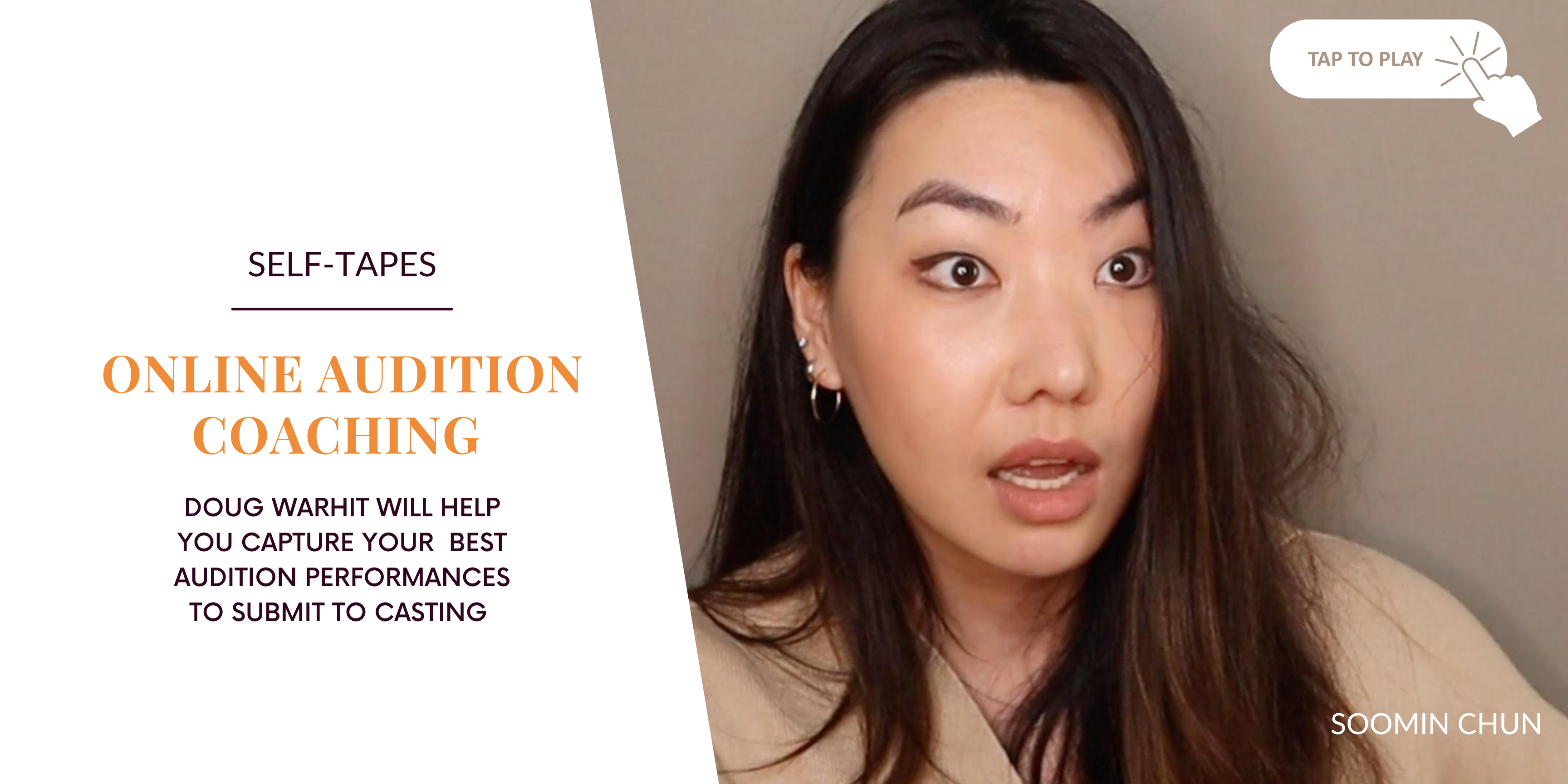 Online audition coaching for self-tapes Doug Warhit will help you capture your best audition performances to submit to casting